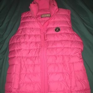 Abercrombie and Fitch pink vest
